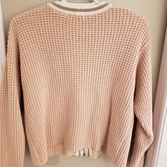 Vintage Elements 100% Cotton Zip-Up Sweater - Picture 2 of 8